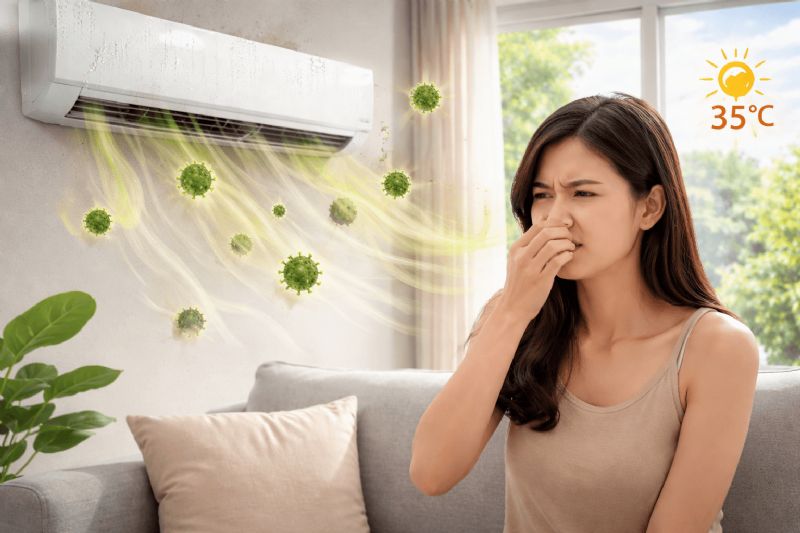 為什麼天氣越熱冷氣越有味道？原因與處理方式一次搞懂